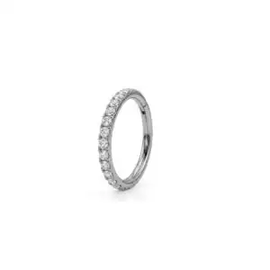 Piercing Titan ASTM F136 Clicker Pavé Argintiu Piercing Titan ASTM F136 Clicker Pavé Argintiu