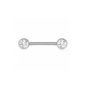 Piercing de San cu Zirconii -Titan F136 YLLO Piercing de San cu Zirconii | Titan F136