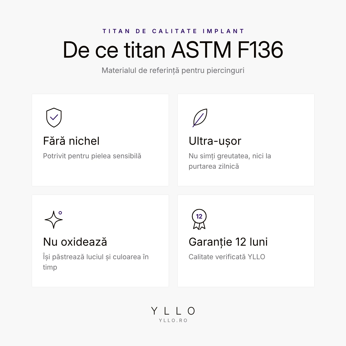 Piercing buric titan ASTM F136 cu inimi – avantajele titanului: fără nichel, ultra-ușor, nu oxidează, garanție 12 luni